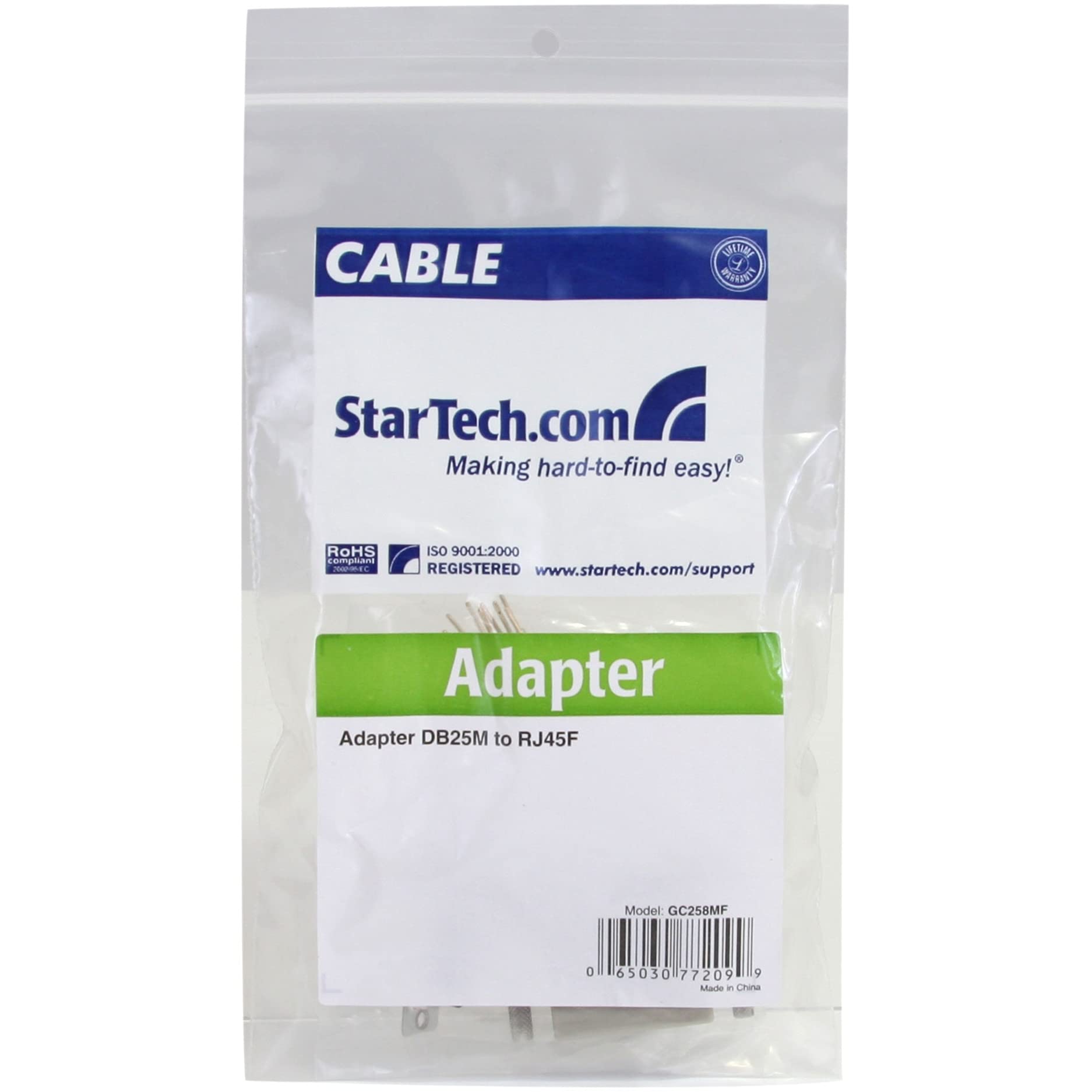 RRRRRR専用 asdfg Amazon.com: StarTech.com DB25 to RJ45 Modular Adapter - M/F
